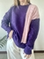 Sweater Bicolor Violeta/rosa