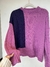 Sweater Mia Magenta y Violeta en internet