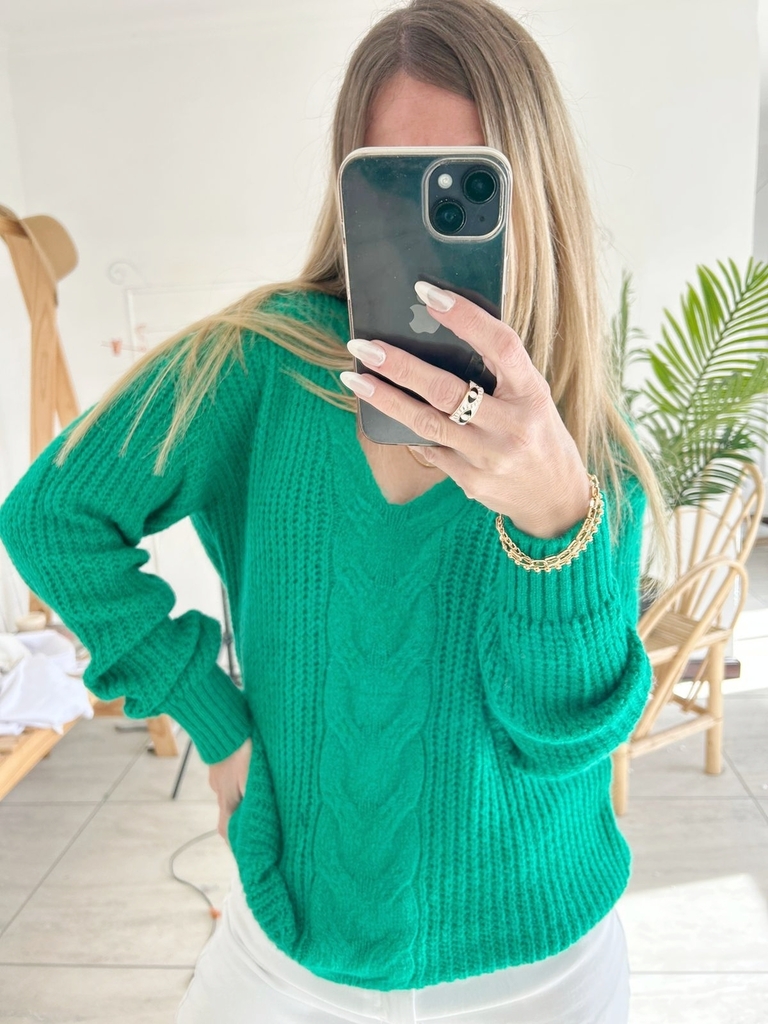 Sweater Sabrina Verde Benetton - Comprar en Cielo Store