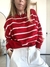 Sweater Crop Dublin rojo en internet
