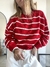 Sweater Crop Dublin rojo - Cielo Store