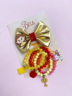 Kit box Princesas Laço + pulseiras - loja online