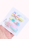 Hair clips estrela cadente