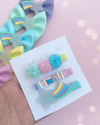 Hair clips estrela cadente fofa