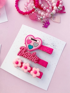 Hair clips Barbie - comprar online