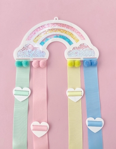 Porta laços e tiaras arco-íris - comprar online