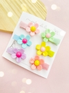 Kit Mini hair clips florzinha