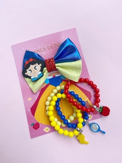 Kit box Princesas Laço + pulseiras - comprar online
