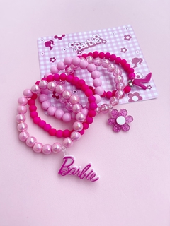 Kit pulseiras Barbie