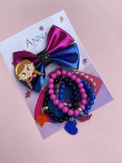 Kit box Princesas Laço + pulseiras - comprar online