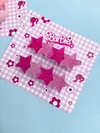 Hair clips estrelas rosa (unidade)