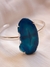 Bracelete Ágata Azul Prata - comprar online