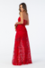 Vestido Longo Toscana - Vermelho - comprar online