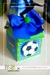 Caixa com canudo c/7cm - Futebol - comprar online