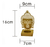 Castical Buda Dourado Cabeça Metal Madeira na internet