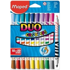 MARCADORES MAPED COLOR´PEPS DUO X 10