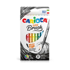 Rotuladores Carioca Super Brush - 10 Uds