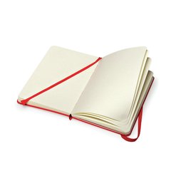 Cuaderno Moleskine Classic Pocket Tapa Flexible Rojo Liso - comprar online