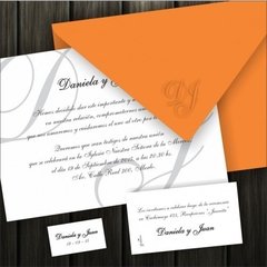 Invitación de Casamiento Sobre Retrato - comprar online