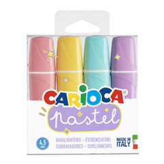 Resaltador Carioca Pastel memolight x 4 - comprar online