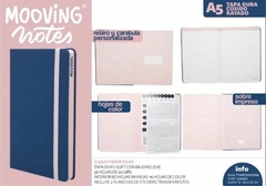 Cuaderno Mooving Notes A5 Tapa Dura Rosa - comprar online