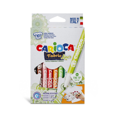 Marcadores Carioca Fabric para tela x 10 unidades