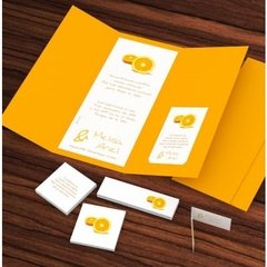 Invitación de Casamiento Sobre Mini David