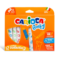 Marcadores Carioca Baby x 12 unidades