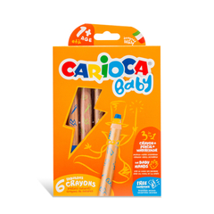 Crayones Carioca Baby x 6 unidades