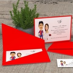 Invitación de Casamiento Sobre Casita String - comprar online