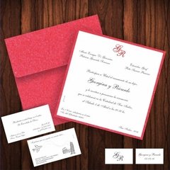 Invitación de Casamiento Sobre Box - GBT Gift & Stationary