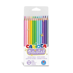 Lapices Carioca Pastel x 12 unidades