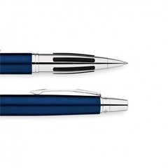 Bolígrafo Cross Contour Azul Cromado - comprar online