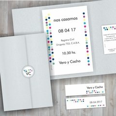 Invitacion de Casamiento Sobre David - GBT Gift & Stationary