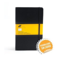 Cuaderno / Agenda Negro Semanal "estilo" Moleskine 13 x 21 tapa dura