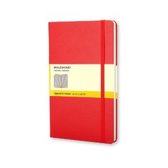 Cuaderno Moleskine Classic Large Tapa Dura Rojo Cuadriculado