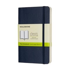 Cuaderno Moleskine Classic Pocket Tapa Flexible Azul Liso - comprar online