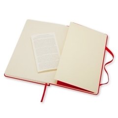 Cuaderno Moleskine Classic Large Tapa Dura Rojo Rayado en internet