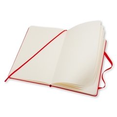 Cuaderno Moleskine Classic Large Tapa Dura Rojo Liso - tienda online