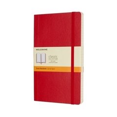 Cuaderno Moleskine Classic Large Tapa Flexible Rojo Liso