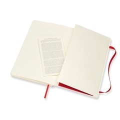 Cuaderno Moleskine Classic Large Tapa Flexible Rojo Liso - tienda online