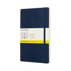 Cuaderno Moleskine Classic Large Tapa Flexible Azul Rayado