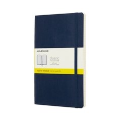 Cuaderno Moleskine Classic Large Tapa Flexible Azul Liso