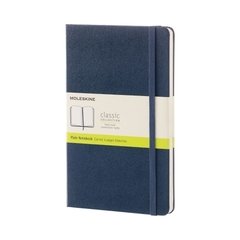 Cuaderno Moleskine Classic Large Tapa Dura Azul Liso