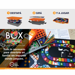 Box Weekend Ludo / Oca / Loteria / Memory / Palitos Chinos Plastigal - comprar online