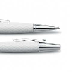 Bolígrafo Faber Castell Rhombus Blanco - comprar online