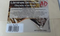 Laminas para Dorado Oro x 10 hojas AD - comprar online