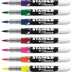 Marcadores Sharpie Stained Brush Tip X 8 Unidades para Tela - comprar online