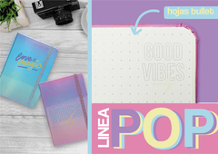 Cuaderno Mooving Notebook Pop A5 Bullet Journal Cosido Good Vibes - comprar online