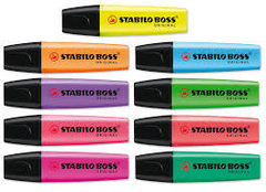 RESALTADOR STABILO BOSS POR UNIDAD - comprar online